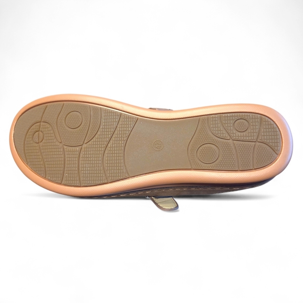 Tan Clogs Slip-on Mules with Buckle Strap Detail EU Size 42 US 10 NEW W/Out Box - Picture 9 of 13